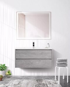 Комплект мебели BelBagno Kraft 90 серый