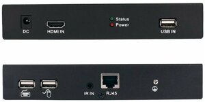Комплект osnovo TLN-hikma/1+RLN-hikma/1 для передачи HDMI, USB, RS232, ик-управления и аудио по сети ethernet