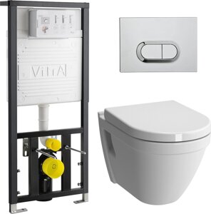 Комплект VitrA S50 9003B003-7201 кнопка хром