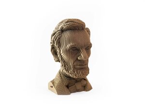 Конструктор из картона Декоративный бюст - 3D Авраам Линкольн
