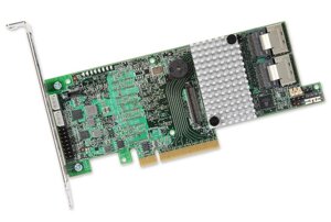 Контроллер SAS broadcom/LSI 9271-8i SGL LSI00330 / L5-25413-18 megaraid (PCI-E 3.0, LP, SAS6g, RAID , 8port ,1GB onboard)