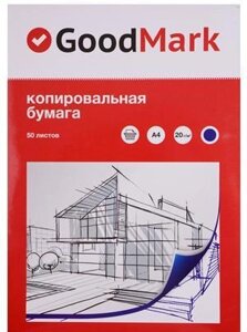Копировальная бумага GoodMark, А4, 50 листов, синяя
