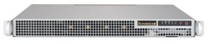 Корпус серверный 1U supermicro CSE-514-R407W (12.3"x13", 8"x13", 2*2.5", 2*PCIE, PCIE LP, 2*400W)