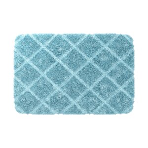 Коврик для ванной комнаты WasserKraft Lippe 90х60 голубой