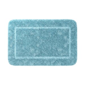 Коврик для ванной комнаты WasserKraft Lopau 90х60 голубой