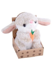 Кролик с морковкой в крафт коробке (12-01568-574)