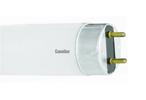 Лампа люминесцентная Camelion FT8-15W/33 15Вт, G13, 220В, 4200К, 900лм, 10000 часов работы, L=451,6мм, трубчатая колба Т8 (диаметр 26 мм) (5874)