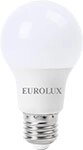 Лампа светодиодная Eurolux LL-E-A60-9W-230-2,7K-E27 (груша, 9Вт, тепл., Е27) белый