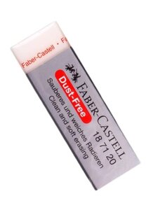 Ластик "DUST FREE 1871" 62х21,5х11,5мм, Faber-Castell