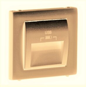 Лицевая панель для USB розеток Efapel 50673 TCH