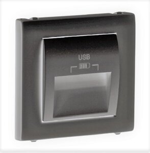 Лицевая панель для USB розеток Efapel 50673 TGR