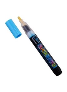 Маркер меловой "Black Board Marker" голубой, на вод. основе, 3мм, MunHwa