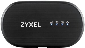 Маршрутизатор ZYXEL WAH7601 802.11n (2,4 ГГц) до 300 Мбит/с, LTE/4G/3G/2G, питание micro USB, батарея до 8 часо, вставляется сим-карта