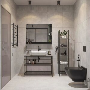 Мебель для ванной STWORKI Нюборг 100, в стиле лофт (комплект, гарнитур)