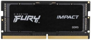 Модуль памяти sodimm DDR5 16GB kingston FURY KF556S40IB-16 impact black 5600mhz CL40 1RX8 1.1V 16gbit retail