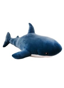 Мягкая игрушка "Акула", синяя, 60 х 35 см
