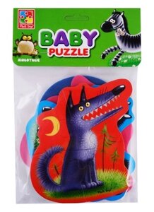 Мягкие пазлы Vladi Toys Baby puzzle Животные VT1106-65