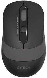 Мышь Wireless A4Tech FG10 GREY черно-серая, 2000dpi, USB