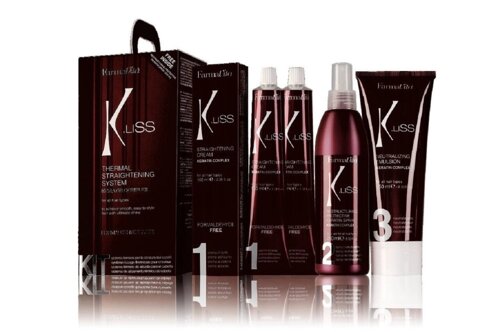 Набор для теплового выпрямления с кератином K. liss Тermal Straightening System Kit