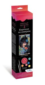 Набор для творчества "Картина по номерам "Huginn & Muninn"ПАННО. Аниме. 30х50 см