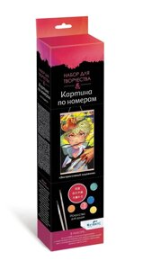 Набор для творчества "Картина по номерам на подвесе "Экспрессивный художник"ПАННО. Аниме. 30х50 см