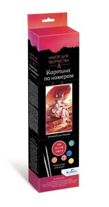 Набор для творчества "Картина по номерам "Осенний дух кицунэ"ПАННО. Аниме. 30х50 см