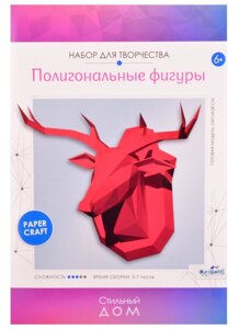 Набор для творчества Полигональные фигуры. Олень. Арт. 06427