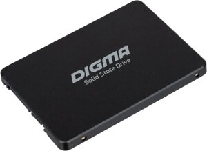 Накопитель SSD 2.5 digma RUN S9 DGSR2512GS93T 512GB, 3D NAND TLC, 520 мб/с/475 мб/с, SATA III, rtl