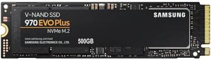 Накопитель SSD M. 2 2280 samsung MZ-V7s500BW 970 EVO plus 500GB MLC pcie gen 3.0 x4 nvme 3500/3200MB/s 480K/550K IOPS MTBF 1.5M