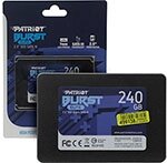 Накопитель SSD patriot memory 2.5 burst elite 240 гб SATA III (PBE240GS25SSDR)