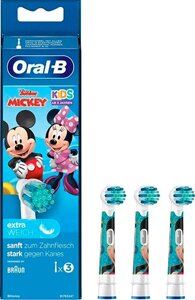 Насадка для зубной щетки oral-B mickey EXTRA SOFT, 3PCS