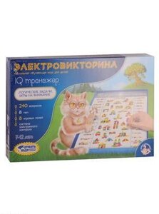 Настольная игра ЭлектровикторинаIQ тренажер