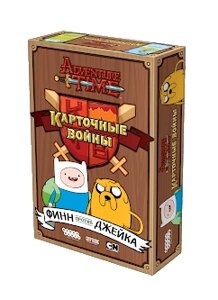 Настольная игра Время приключений: Карточные войны. Финн против Джейка, Hobby World