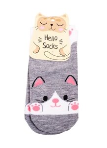 Носки Hello Socks (36-39) Зверюшки с лапками (текстиль)