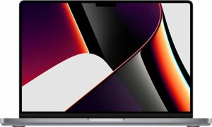 Ноутбук Apple MacBook Pro 16" MK1A3, Z14V_Z14W_M1 Max chip with 10-core CPU and 32-core GPU, 32GB, 1TB SSD, space grey, клавиатура русская (грав.)