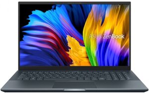 Ноутбук ASUS zenbook pro 15 UM535QA-KS241 90NB0uk1-M00BN0 ryzen 7 5800H/16GB/1TB SSD/15.6" FHD TOUCH IPS/radeon graphics/nodvd/cam/BT/wifi/noos/silver