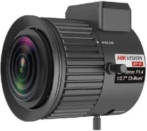 Объектив HIKVISION TV2713D-6MPIR вариофокальный, 6Мп, 1/2.7", 2.7-13мм, F1.4-С, крепление CS, мин. рабочее расстояние 0.1м, АРД DC, ИК-коррекция