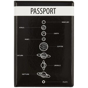 Обложка для паспорта Планеты (ПВХ бокс) (ОП2021-269)