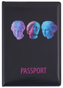 Обложка для паспорта Венера в 3D (разные ракурсы) (ПВХ бокс)