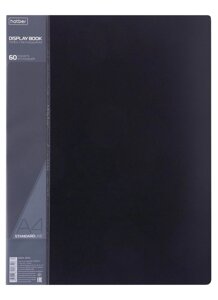 Папка 60ф А4 "STANDARD" пластик 0,7мм, черная