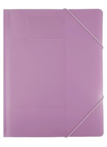 Папка на резинке A4 "Gems" розовый, пластик 0,5мм