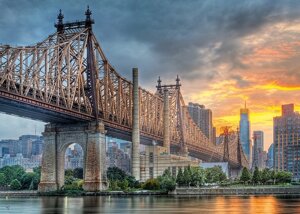 Пазл 1000 дет. Мост Куинсборо в Нью-Йорке Cherry Pazzl 30141
