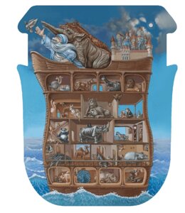 Пазл деревянный Ноев ковчег DaVICI 210 элементов