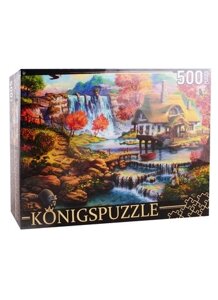 Пазл Домик у водопада Konigspuzzle 500 элементов ХК500-6316