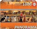 Пазл Educa 1000 деталей, панорама Коты на набережной