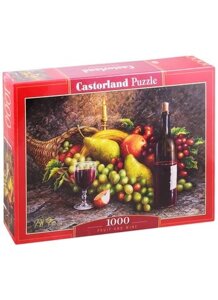 Пазл Фрукты и вино, 1000 деталей Castor Land C-104604