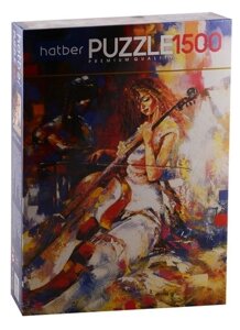 Пазл Hatber Premium 1500 эл. Девушка с виолончелью", 58х83 см