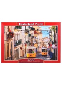 Пазл Лиссабонские трамваи. Португалия, 1000 деталей Castor Land C-104260