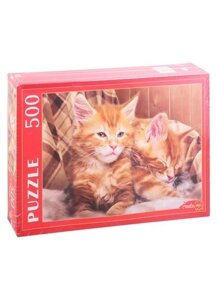 Пазл Рыжие котята мейн-куна 500 элементов Рыжие котята мейн-куна Artpuzzle ГИП500-0618