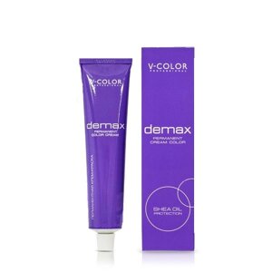 Перманентная крем-краска для волос Demax (8021, 2.1, сине-черный, 60 мл, Базовые оттенки)